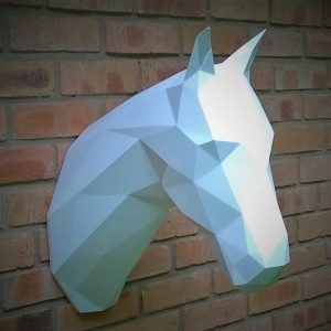 Horse Head Poly Resin