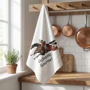 Galloping Gourmet Tea Towel